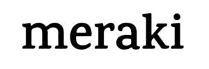 meraki Logo schwarz