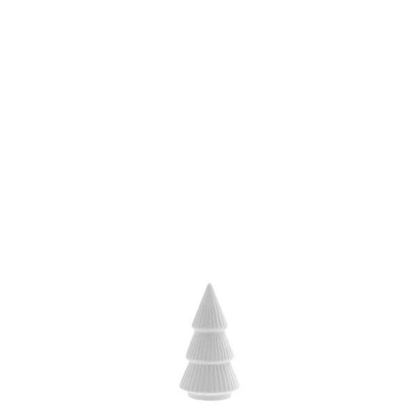 Weißer Glasweihnachtsbaum